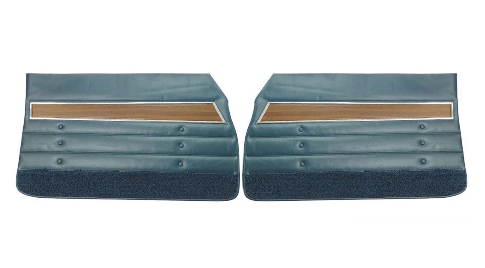 1972 Oldsmobile Cutlass "S" Unassembled Front Door Panel Pair - Image 1 of 1