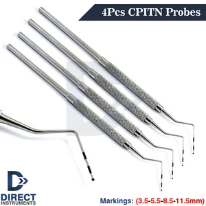 4Pcs CPITN Dental Probes Periodontal Treatment Pockets Examining Color Markings - Picture 1 of 4