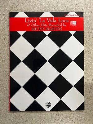 Livin’ La Vida Loca & Other Hits Ricky Martin Songbook Sheet Music Book Piano - Image 1 of 2