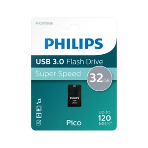 High-Speed 32GB USB 3.0 Pico Flash Drive - Black - Picture 1 of 4