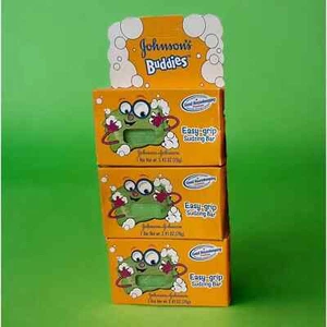 Menge 3 Johnson’s Kids Buddies Easy Grip Sudzing Bar Badeseife NEU eingestellt - Bild 1 von 6