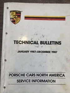 Porsche technical bulletin 87 to December 87 service manual - Picture 1 of 9