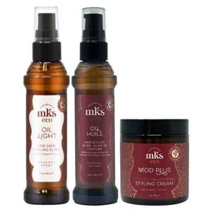 MKS Eco (Marrakesh) Original Oil + Light Oil 2oz + Mod Plus 4oz w/Free Nail File - Picture 1 of 2