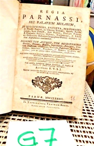 Settecentina - Regia Parnassi seu palatium musarum - 1786 - Foto 1 di 2