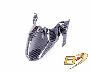 Ducati Monster 937 (950 Stealth) 2021+ Carbon Fiber Rear Hugger Mud Guard Twill  - Foto 1 di 5