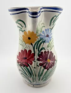 Brocca Bontempo Fioraccio Castelli Abruzzo Italia ceramica italiana fatta a mano - Foto 1 di 9