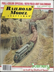 EISENBAHN MODELLHANDWERKER, Januar 1979, Cover: SCENERY BY STAFFORD SWAIN - Bild 1 von 4