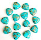 Natural Blue Copper Turquoise Trillion Cabochon 5mm To 20mm Loose Gemstone