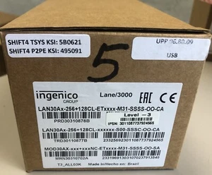 Ingenico Lane 3000 CL/Eth USB Pin-Pad Credit Card Machine Terminal Tap to Pay - Picture 1 of 4
