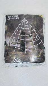 Indoor Outdoor Giant Spider Web 16ft x 15ft Halloween Decoration - Picture 1 of 3