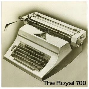 Royal 700 Typewriter Instruction Manual User Repro Vtg Electric Litton Model - Picture 1 of 2