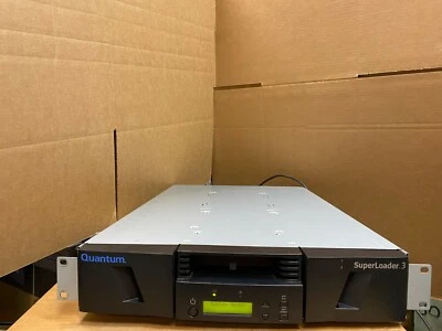 QUANTUM SUPERLOADER 3 L700 LTO-3 SCSI ER-LF5WA-YF TAPE DRIVE LIBRARY AUTOLOADER - Image 1 of 4