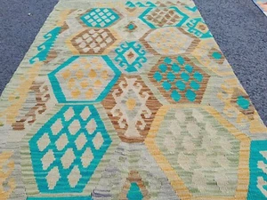 Premium Afghan Handmade Kilim Rug Miamana Chobi Reversible RugSize 294x212 cm - Picture 1 of 13