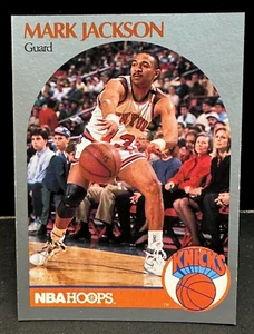 Mark Jackson 1990-91 Hoops NBA Basketball #205 Knicks Menendez Brothers L2 - Picture 1 of 2