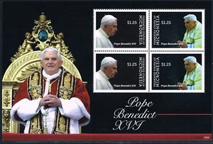 2012 Micronesien Kleinbogen 2311-2312 Papst Benedikt postfrisch (MNH) - Bild 1 von 1