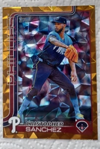 2025 Topps Serie 1 - Cristopher Sánchez #109 Oro Diamante Paralelo #13/50 - Imagen 1 de 3