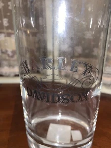 Harley Davidson BIKER Beer Glass Or Vase Gift New ITALY 2007 NOS NWT HD - Picture 1 of 5