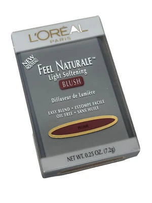 L'Oreal Feel Naturale Light Softening Blush Shade PLUME 0.25 oz Loreal New - Image 1 of 2