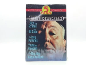 SEALED ! Alfred Hitchcock Classics 5 DVD Set - Viewer's Choice - Foto 1 di 2