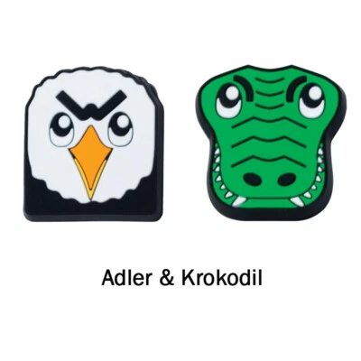 Gamma Vibrationsdämpfer Zoo Damps Adler/Krokodil, bunt, Tennis, Kinder