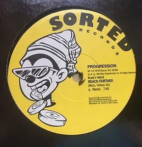 Progression Reach Further Micro Vicious Vic Breaks Hard House Vinyl Sorted 1994 - Imagen 1 de 3