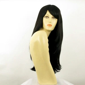 Perruque femme longue brun foncé WENDY 2 - Picture 1 of 8