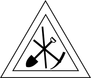 Master of the Ninth Arch Masonic 1 Color Window Wall Vinyl Decal Sticker - Picture 1 of 5