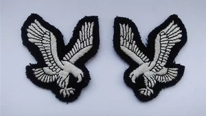 PAR DE SARGENTOS DEL CUERPO AÉREO DEL EJÉRCITO BRAZO ÁGUILAS USADAS POR ENCIMA DE LAS RAYAS - Imagen 1 de 1