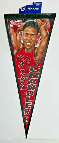 CHICAGO BULLS TYSON CHANDLER NBA BASKETBALL RETRO COLLECTORS PLAYER PENNANT new Cover