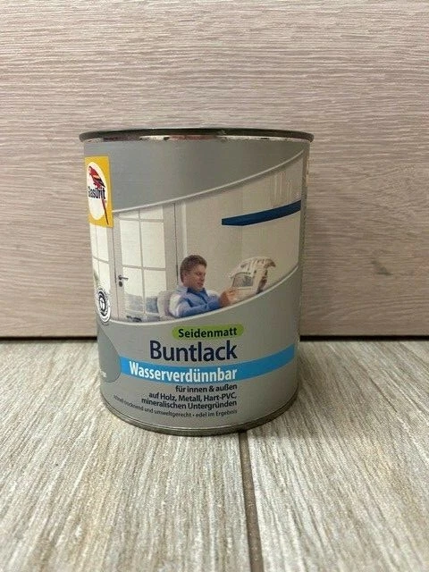 22,53€/L Glasurit Buntlack 0,75L Holz-Lack Metall-Lack PVC-Lack SM WB (A22) - Bild 1 von 1