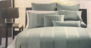 Hotel Collection Classic Stripe Standard Pillow Sham, Green 👍 - Picture 1 of 3