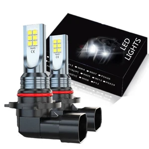 AJHGFOW 9145 9140 H10 LED Fog Driving Light Bulbs Super White 6000K 2X - Picture 1 of 11