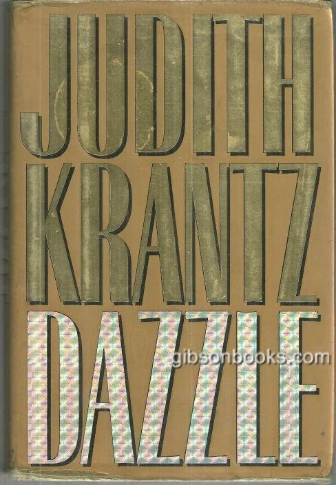 Dazzle Judith Krantz 1990 Hardcover Dust Jacket Vintage Novel Foto 1 de 1