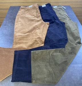 Talbots Damen 3er-Set Cord hohe Taille gerade kurvig schlankmachende Hose 18W Neu mit Etikett - Bild 1 von 11