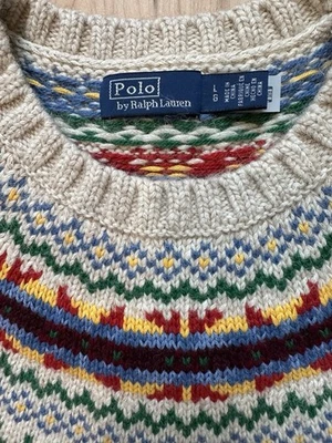 Polo Ralph Lauren Vintage Fair Isle Sweater Vest - Image 1 of 4