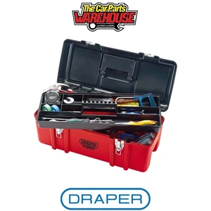 Draper 27732 Draper Expert Plastic Tool Box with Tote Tray 580mm - Picture 1 of 4