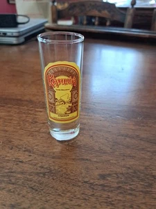 Vaso de recuerdo transparente de licor Kahlua de 4 pulgadas de alto - Imagen 1 de 1