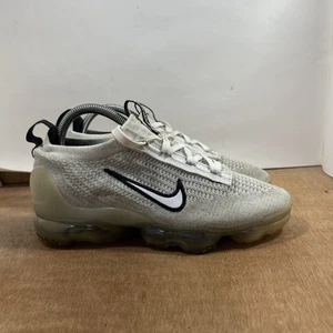 Nike Air VaporMax Flyknit Men's Size 7.5 DH4084-100 Gray White Athletic Shoes - Picture 1 of 9