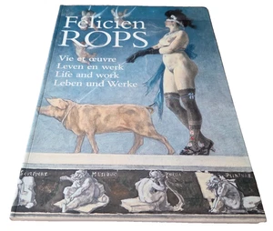 Felicien Rops monograph multi language french art book paperback Symbolism 1997 - Picture 1 of 13
