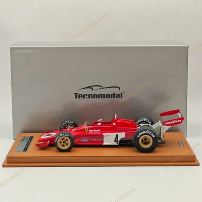 Tecnomodel 1/18 Ferrari F1 312 B3-73 #4  MONACO GP 1973 ARTURO MERZARIO Resin - Image 1 of 4