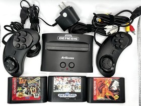 Sega Genesis Classic Mini Console  AtGames w/ 80 Built-In Games & Joe Montana