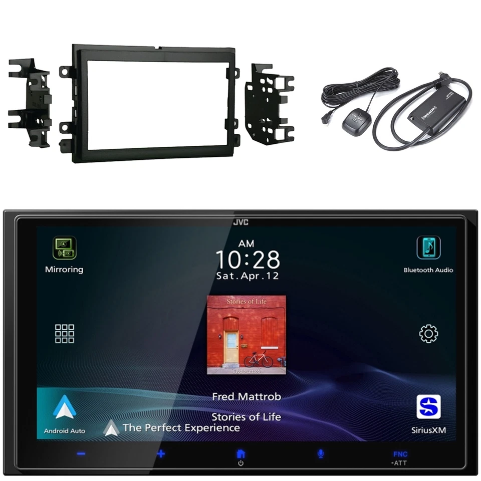 JVC KW-M795BW Bluetooth HDMI Input Receiver, Vehicle Tuner Kit, Install Kit Foto 1 de 4