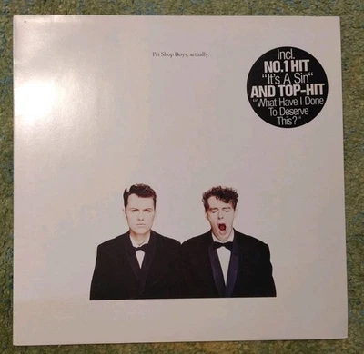LP Pet Shop Boys Actually  "It's A Sin" - Bild 1 von 2