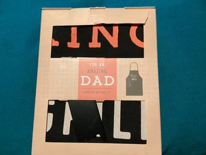 BNIB New Boxed Amazing Dad Apron and Bottle Opener Gift Set - Picture 1 of 5