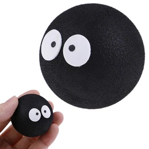 1x Black Face Coal Briquettes Ball Car Antenna Pen Topper Aerial Ball Decor Toy❤ - Picture 1 of 8