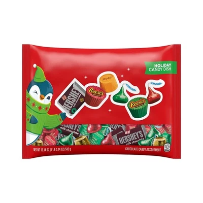 Hershey’s, Reese’s & Rolo Bolsa Variedad Caramelo Surtido Navidad – 19.14 OZ Foto 1 de 4