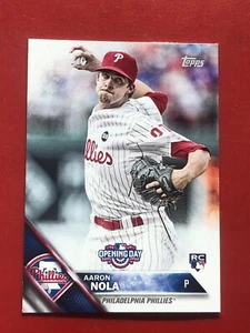 2016 Topps Opening Day Aaron Nola #OD-70 Rookie RC - Picture 1 of 2