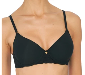 Natori 32D Bliss Perfection T-Shirt Bra 721154 Black NWOT - Picture 1 of 8