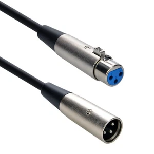 Cable de extensión de audio equilibrado 6 ft XLR - macho a hembra 10XR-01206 - Imagen 1 de 1