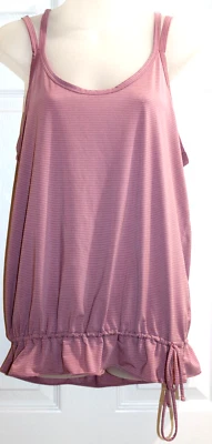 Body Fit Gap para mujer talla M lila a rayas sin mangas elástico entrecruzado correas Foto 1 de 4